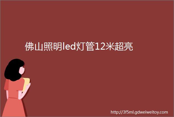 佛山照明led灯管12米超亮